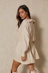 MissPap O-Ring Belted Oversized Shirt Dress thumbnail 3