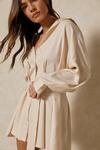 MissPap O-Ring Belted Oversized Shirt Dress thumbnail 5