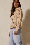 MissPap Fitted Waist Structured Shirt thumbnail 1